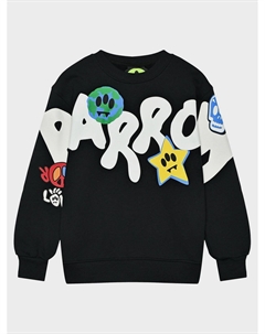 Свитшот с логотипом и разноцветными значками, черный Barrow
