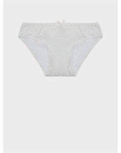 Белые трусы с отделкой кружевом Story loris