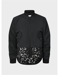 Куртка-бомбер с кружевным низом Ermanno scervino