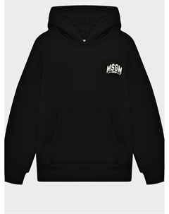 Толстовка-худи с красным лого Msgm