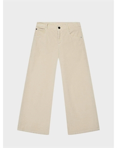 Вельветовые широкие брюки, бежевые Brunello cucinelli