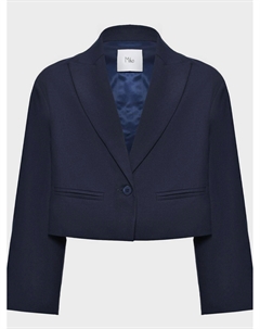 Укороченный пиджак, синий Miko