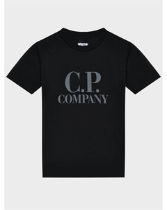 Футболка с лого, черная C.p. company