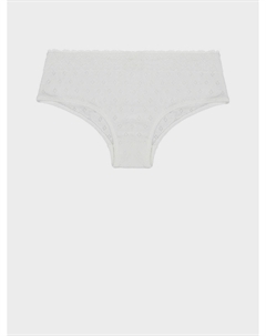 Трусы с кружевным декором, белые Story loris