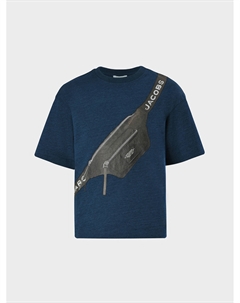 Футболка с принтом "поясная сумка" Marc jacobs