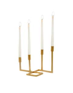 Декор Подсвечник Металл, золотой, 28 см Goodwill