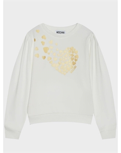 Свитшот с принтом "сердце" Moschino