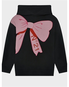 Толстовка-худи с принтом "розовый бант" No21
