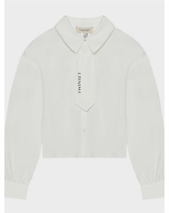 Рубашка с галстуком, белая Twinset