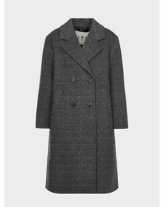 Двубортное пальто в клетку Les coyotes de paris