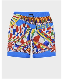 Шорты для купания с принтом carreto Dolce&gabbana