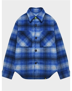 Рубашка в клетку, синяя Barrow
