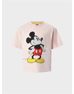 Футболка с принтом Mickey, розовая Marc jacobs
