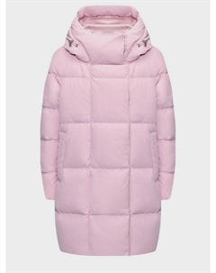 Стеганое пальто с капюшоном, розовое Add