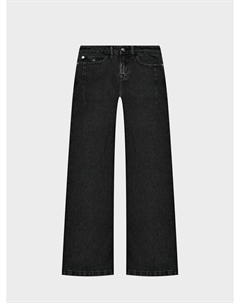 Джинсы свободного кроя, черные Calvin klein