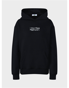 Толстовка-худи с принтом "I wear " Msgm