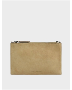 Прямоугольная сумка, бежевая Brunello cucinelli