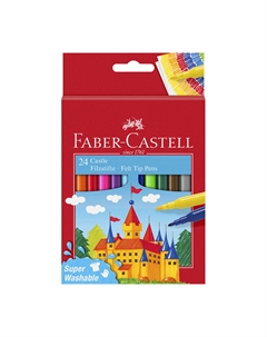 Фломастеры "Замок", 24 цвета Faber-castell