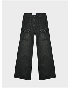 Джинсы с накладными карманами, черные Ermanno scervino