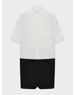 Платье с имитацией рубашки и пиджака на пуговицах Mm6