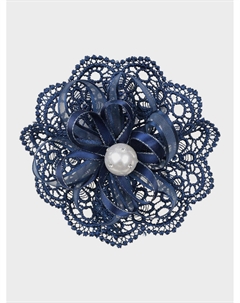 Синий бант с шитьем Rena chris