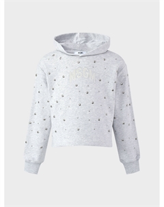 Толстовка-худи вышитым лого Msgm