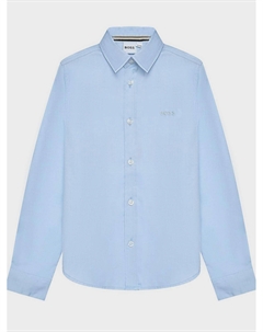 Рубашка с длинными рукавами, голубая Boss