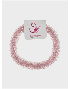 Резинка для волос с бисером, розовая Rena chris