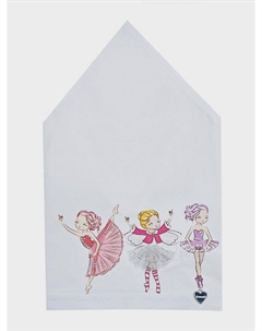 Косынка с принтом "Три балерины" Il trenino