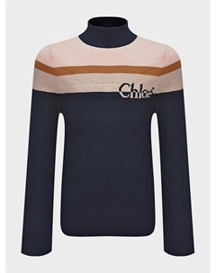 Джемпер с полосками, синий Chloe