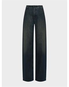 Брюки свободного кроя, синие Mm6