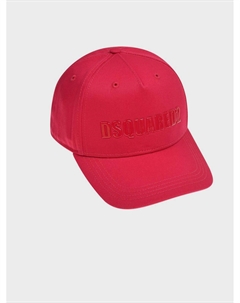 Бейсболка с лого в тон, фуксия Dsquared2