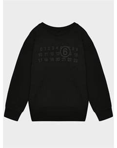 Свитшот с лого, черный Mm6