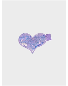 Зажим для волос "сердце", фиолетовый Tais