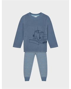 Пижама с принтом "экскаватор" Sanetta