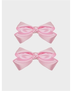 Зажим для волос атласный розовый, 2 шт Tais