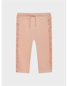 Брюки спортивные с бахромой, светло-розовая Stella mccartney
