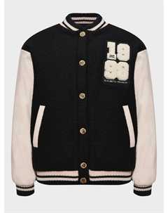 Куртка-бомбер с махровой вышивкой Elisabetta franchi