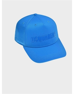 Бейсболка с лого в тон. голубая Dsquared2