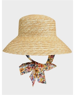 Соломенная шляпа с завязками Il gufo