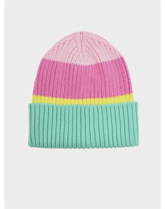 Трехцветная шапка в полоску Regina