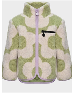 Куртка флисовая на молнии, зеленая Stella mccartney