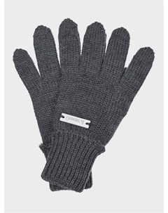 Серые перчатки из шерсти Il trenino