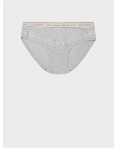Трусы с кружевной отделкой, серые Story loris