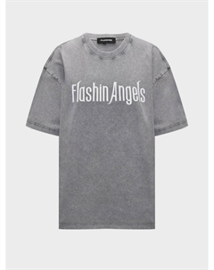 Футболка с белой надписью Flashin'