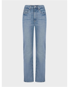 Джинсы прямого кроя, голубые Paige