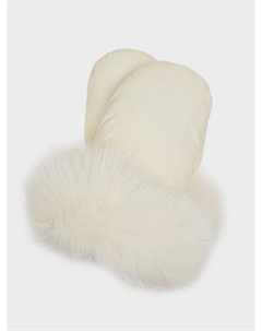 Варежки с меховой отделкой Yves salomon