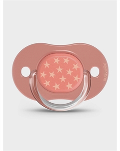 Розовая пустышка с физиологической силиконовой соской "BASICS", от 6 до 18 месяцев (2 шт) Suavinex