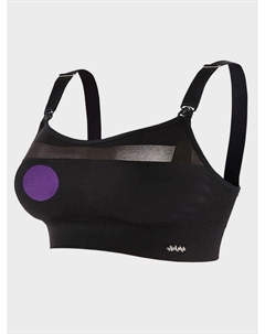 Черный спортивный бюстгальтер для кормления Cache coeur