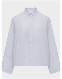 Укороченная белая рубашка Mm6